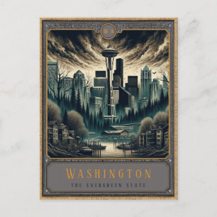 Postal Washington   Postcarta de arte gótico