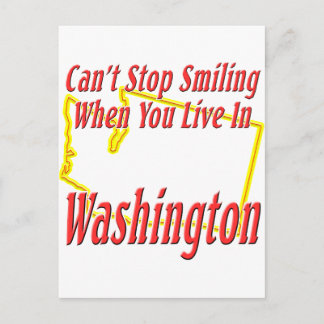 Postal Washington - Sonriente