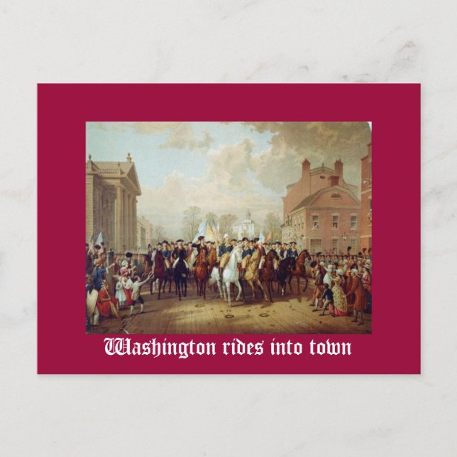 Postal Washington va a la ciudad (Anverso)