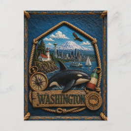 Postal Washington Viajes Antiguos