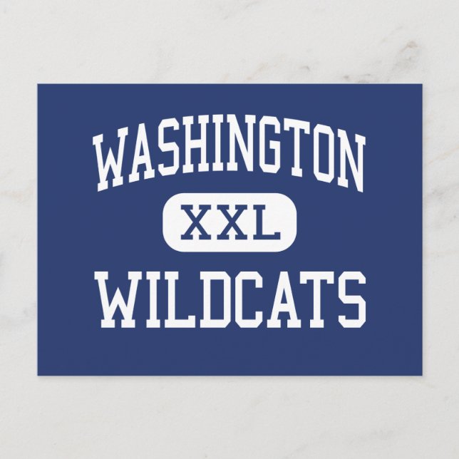 Postal Washington - Wildcats - High - Pensacola Florida (Anverso)