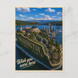 Postal Washington | Wish You Were Here | Serie del Estado