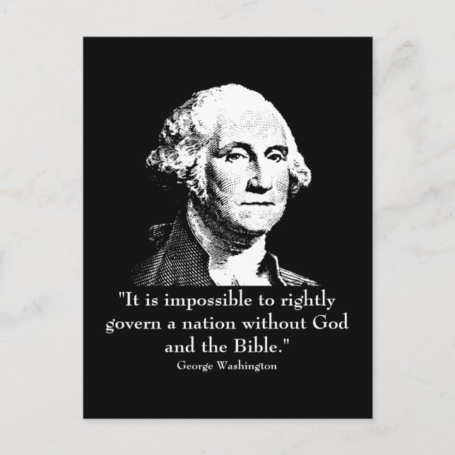 Postal Washington y cita (Anverso)