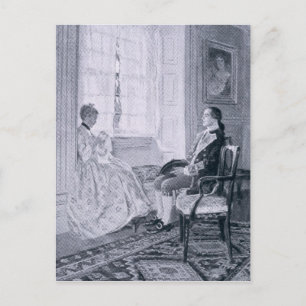 Postal Washington y Mary Philipse