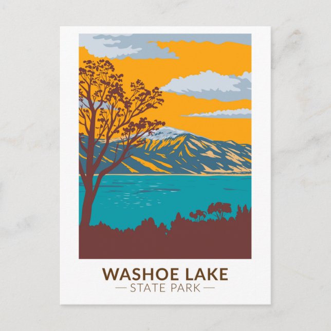 Postal Washoe Lake State Park Nevada (Anverso)