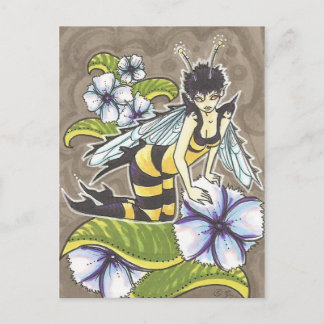 Postal Wasp Fairy Personalizado Fantasy Art Postcard Impr