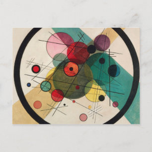 Postal Wassily Kandinsky - Círculos en un círculo