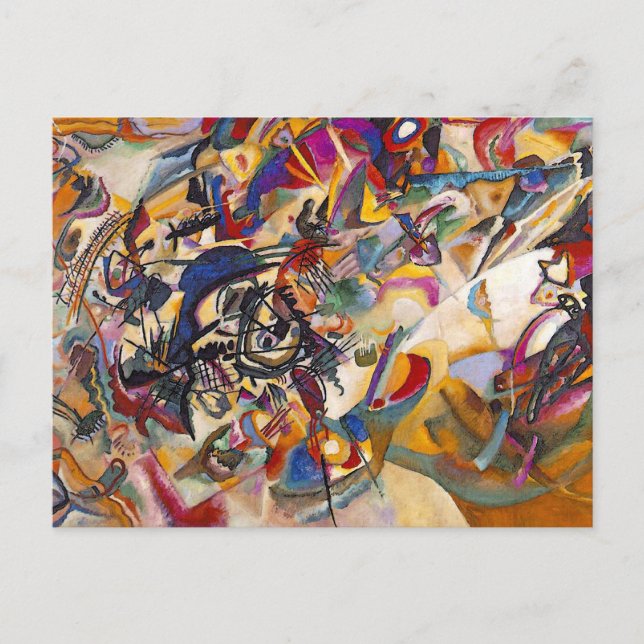 Postal Wassily Kandinsky - Composición 7 Arte Abstracto (Anverso)