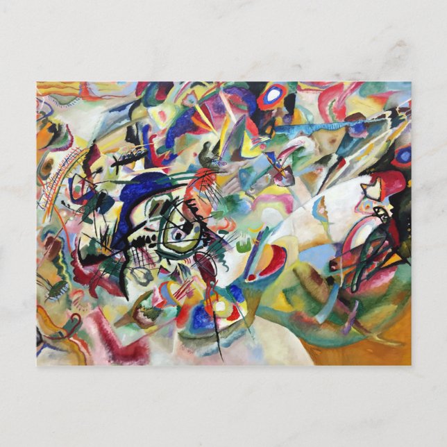 Postal WASSILY KANDINSKY - Composición VII 1913 (Anverso)