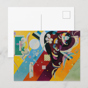 Postal Wassily Kandinsky Composition 9 Resumen Pintura