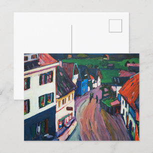 Postal Wassily Kandinsky El Vibrante Cityscape Classic