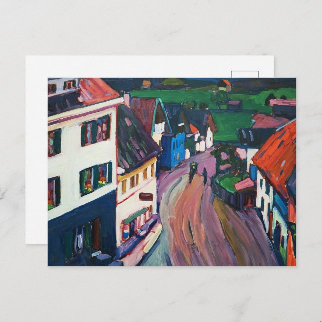 Postal Wassily Kandinsky El Vibrante Cityscape Classic (Anverso / Reverso)
