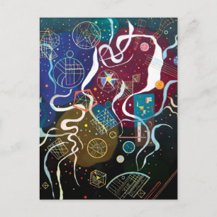 Postal Wassily Kandinsky - Movimiento Uno Arte Abstracto