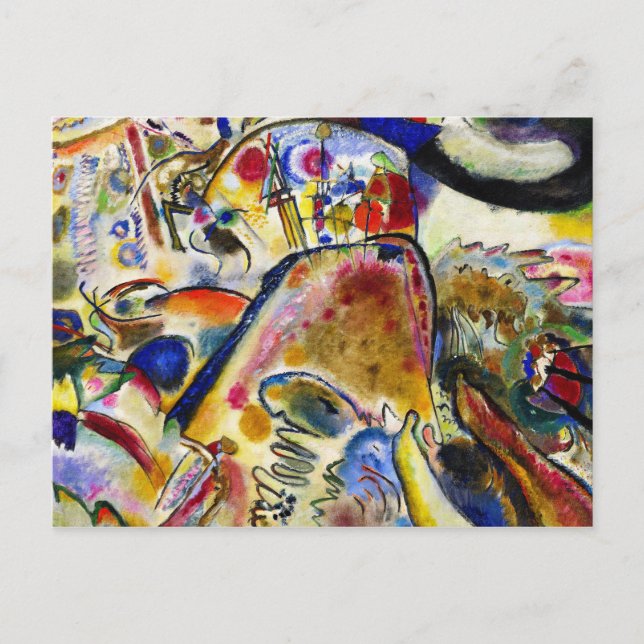 Postal Wassily Kandinsky - Pequeños placeres (Anverso)