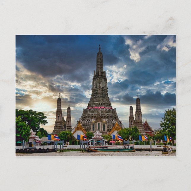 Postal Wat Arun Bangkok Tailandia (Anverso)