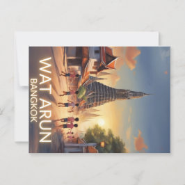 Postal Wat Arun Postcard