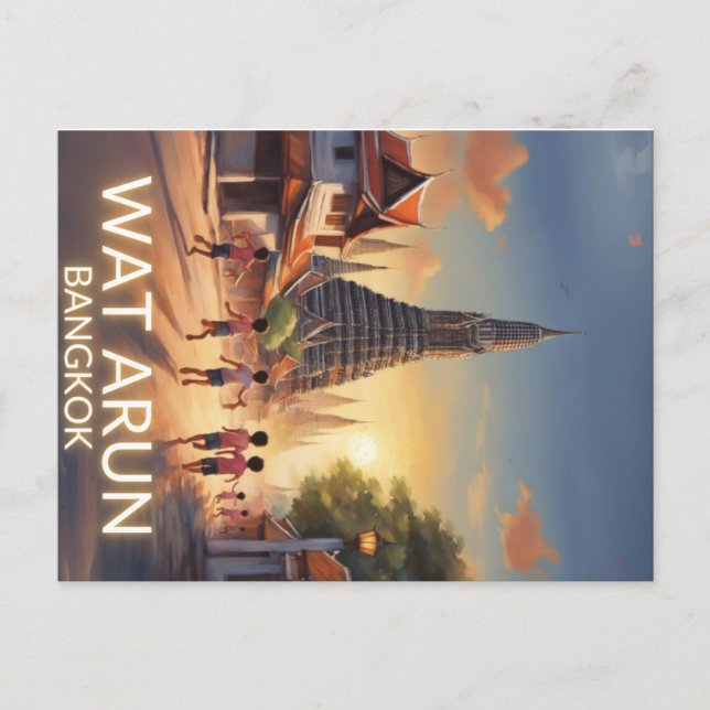 Postal Wat Arun Postcard (Anverso)