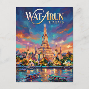 Postal Wat Arun Tailandia