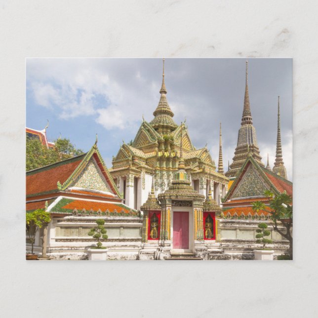 Postal Wat Pho, Bangkok, Tailandia (Anverso)