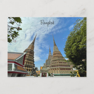Postal wat pho stupas bangkok