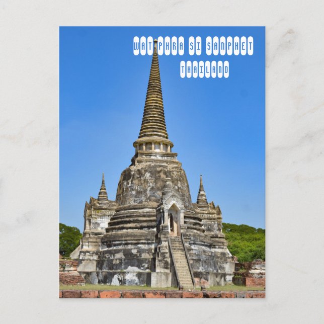 Postal Wat Phra Si Sanphet (Anverso)
