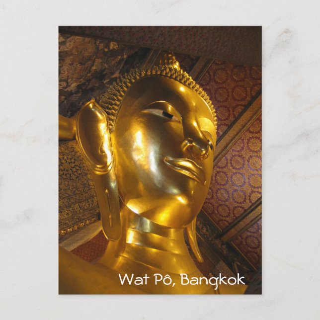 Postal Wat Pô, Bangkok (Anverso)