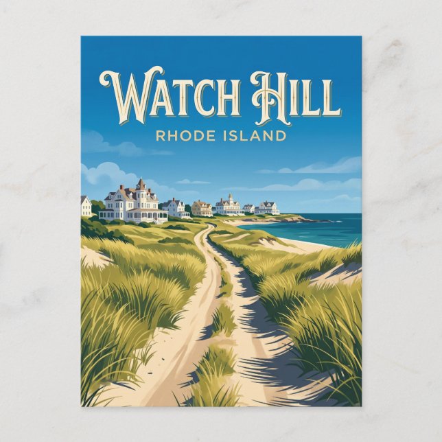 Postal Watch Hill Rhode Island (Anverso)