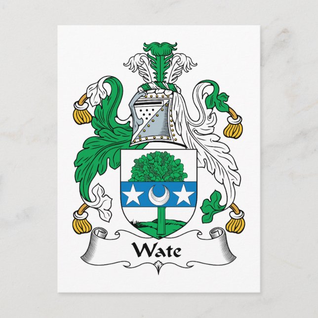 Postal Wate Family Crest (Anverso)