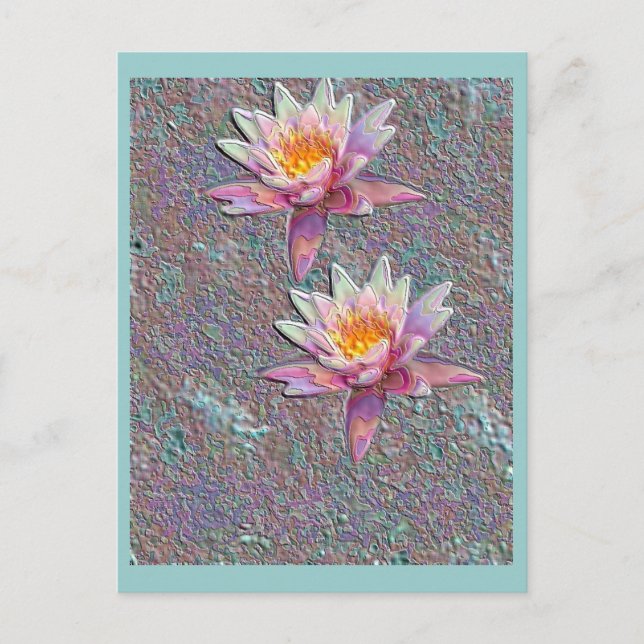 Postal Water Lilies (Anverso)