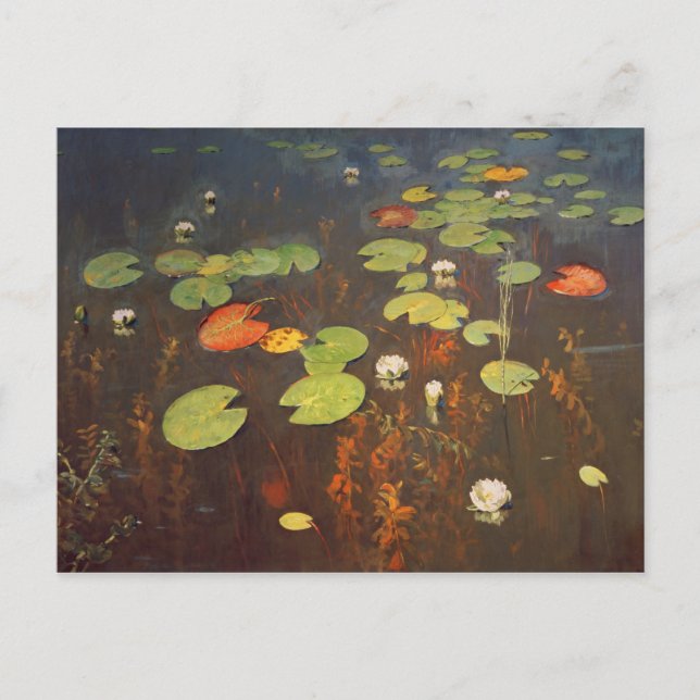 Postal Water Lilies 1895 (Anverso)