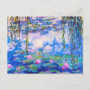 Postal Water Lilies Claude Monet