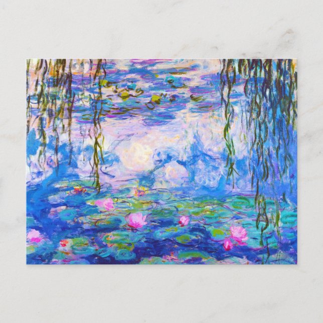 Postal Water Lilies Claude Monet (Anverso)