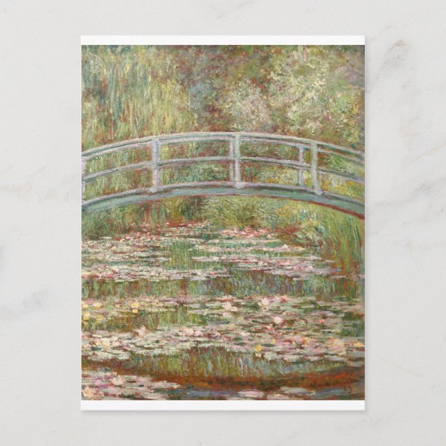 Postal Water Lilies ~ Monet (Anverso)