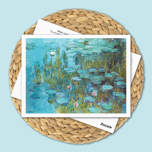 Postal Water Lilies Nymphaeas Claude Monet