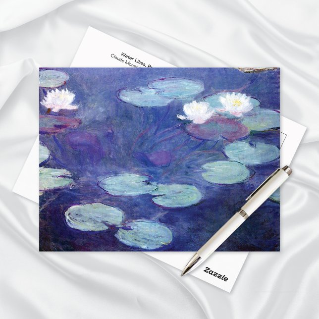 Postal Water Lilies Pink Claude Monet (Subido por el creador)