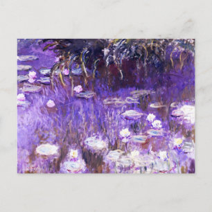 Postal Water Lilies, pintura de Claude Monet