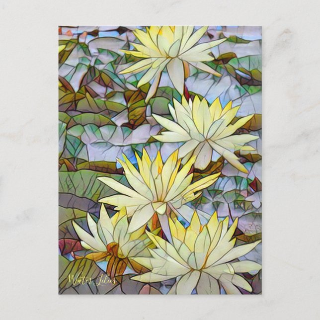 Postal Water Lilies [Postcard] (Anverso)