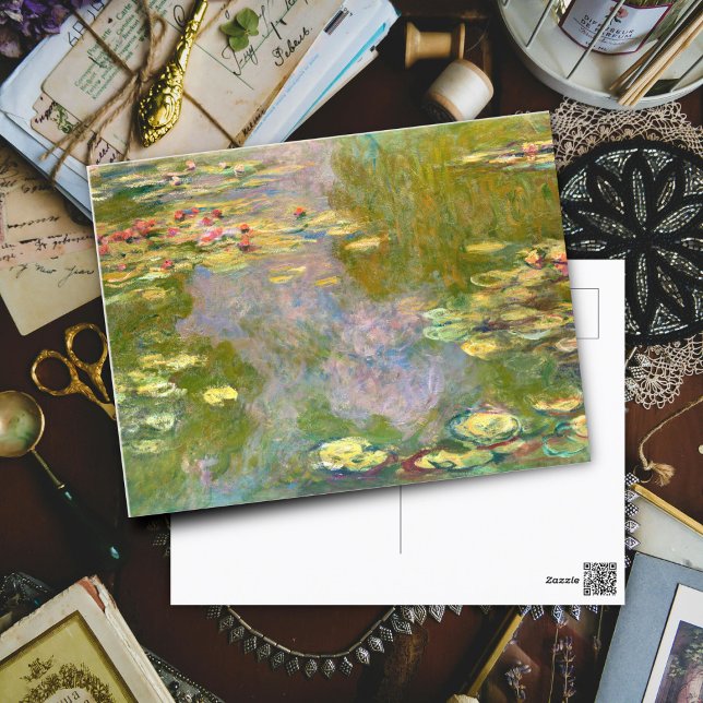 Postal Water Lilis de Claude Monet Bella Artes (Subido por el creador)