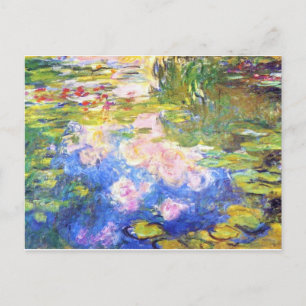 Postal Water Lily Pond Claude Monet