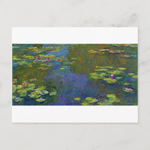 Postal Water Lily Pond en Giverny, Claude Monet