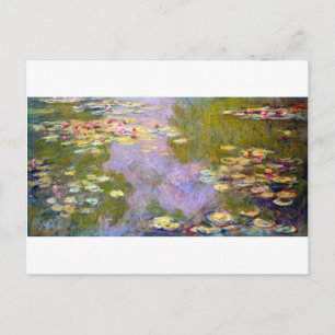 Postal Water Lily Pond en Giverny, Claude Monet