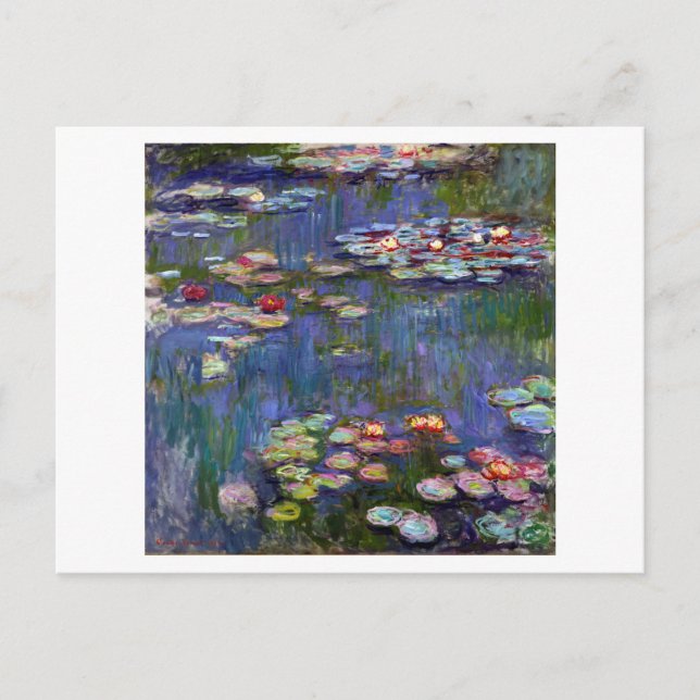 Postal Water Lily Pond, Monet (Anverso)