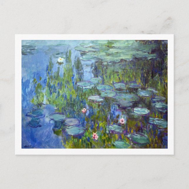 Postal Water Lily Pond, Monet (Anverso)