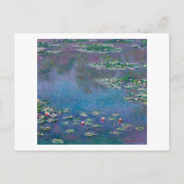 Postal Water Lily Pond, Monet (Anverso)