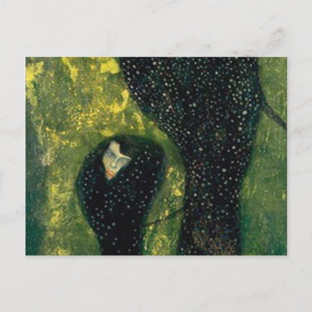 Postal Water Sprites 1899 Gustav Klimt (Anverso)