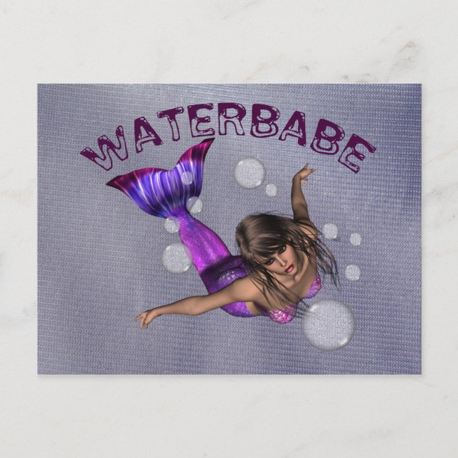 Postal Waterbabe (Anverso)