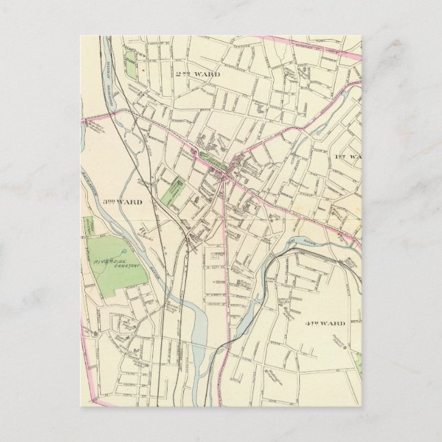 Postal Waterbury (Anverso)