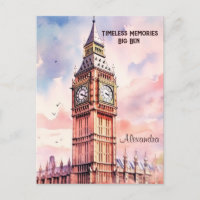 Watercolor Icónico Ciudad emblemática Londres Big 