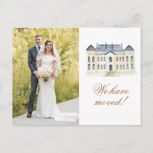 Postal Watercolor Inglés Manor Estate Foto Movida