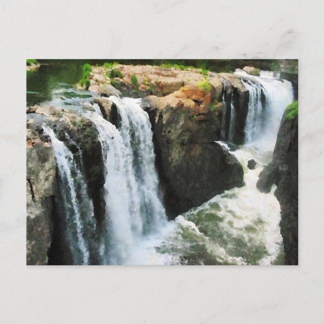 Postal Waterfall Paterson NJ (Anverso)
